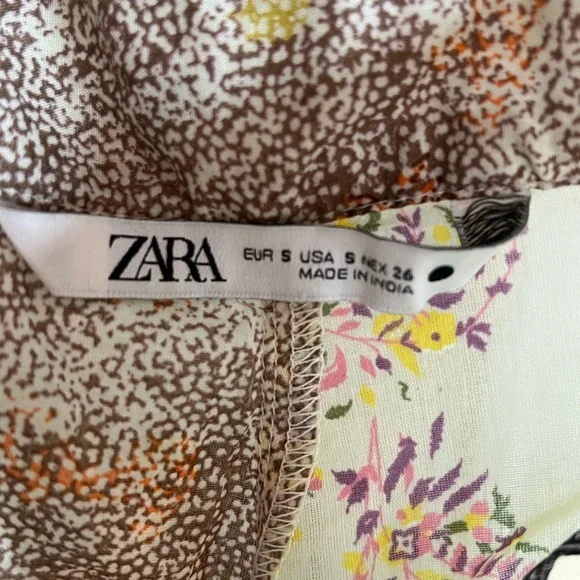 Zara Multicolored Patchwork Women’s Pants - Picture 7 of 7